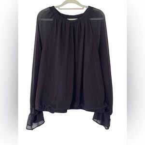 Nine West Sheer Long Sleeve Shirt XXL
